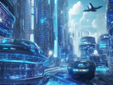 蓝色科技，未来科技的视觉盛宴