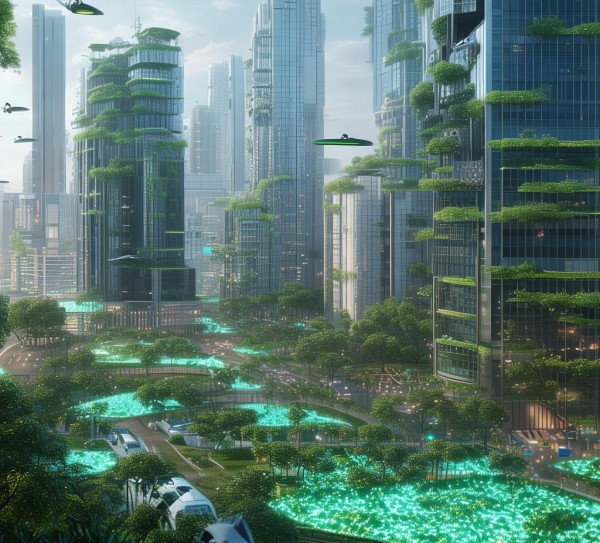 环保科技未来图景